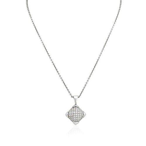Bvlgari White Gold Diamond Necklace | eBay
