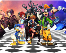 Mouse Pad - Kingdom Hearts I II III 1 2 3 Sora - Great Quality, Soft Feel 