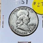 1951 Franklin Half Dollar - 90% Silver