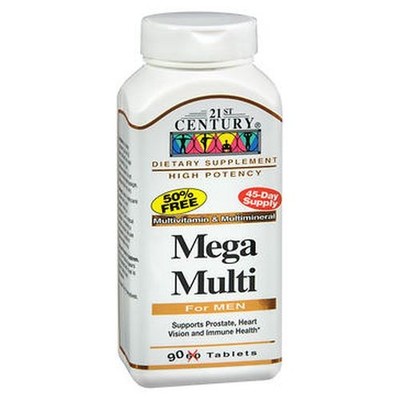21st Century Mega Multi for Men 90 Tabs