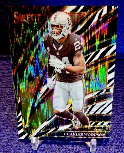 2025 Panini Select Football Zebra Shock Charles Woodson #250
