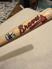 Louisville Slugger Atlanta Braves MiniBat MLB Baseball Jeff Francoeur Autograph