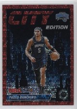 2023 NBA Hoops Premium Stock City Edition Red Disco Prizm /99 Paolo Banchero 1aj