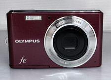 Olympus FE-4050 Digital Camera w/ Case Box - Cleaned - Untested AS-IS
