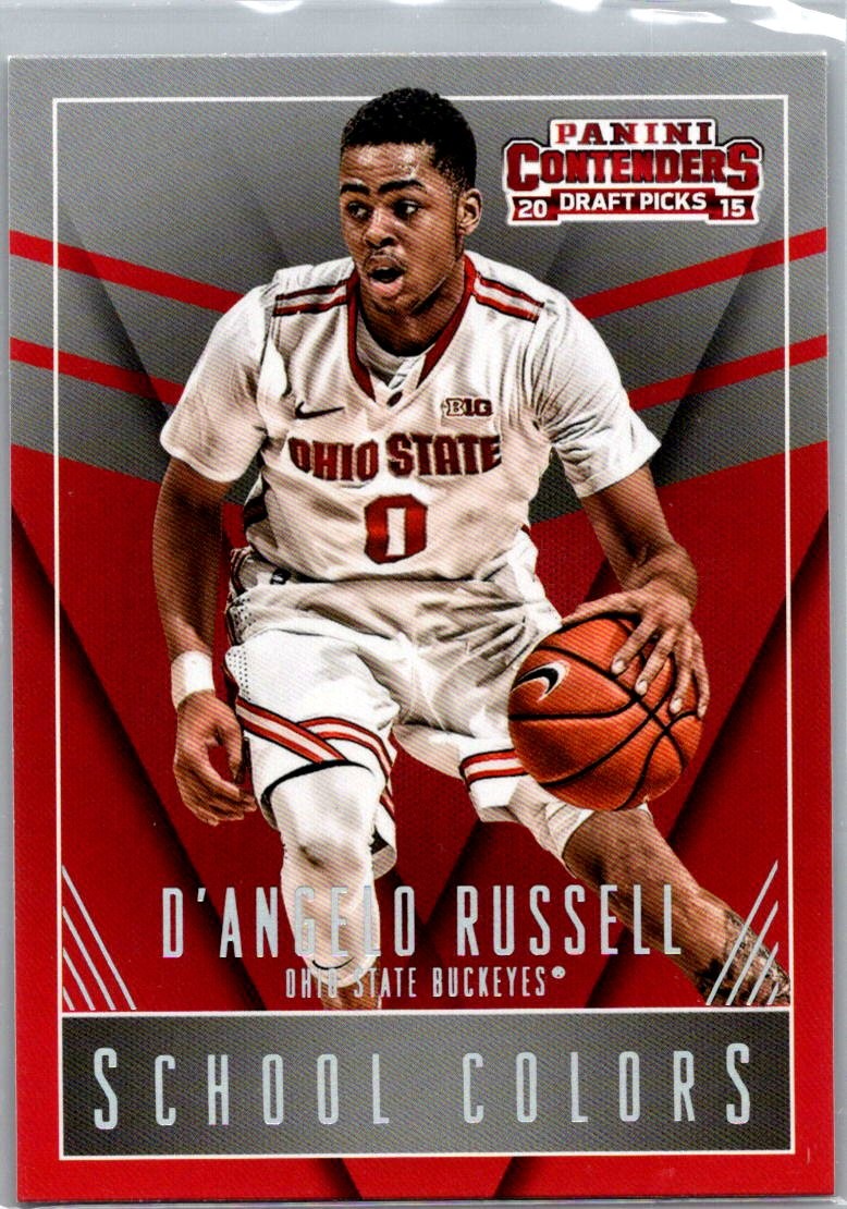 2015 Panini Contenders Draft Picks #12 D'Angelo Russell School Colors