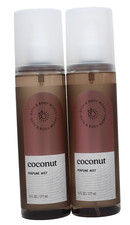 Bath  Body Works Coconut Fragrance Perfume Mist Body 6 oz Brand New Lot of 2