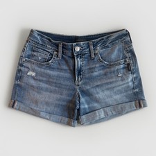 Silver Jeans Co Jean Shorts Women  s Size 27 Measures 30  Waist 4.5  Inseam