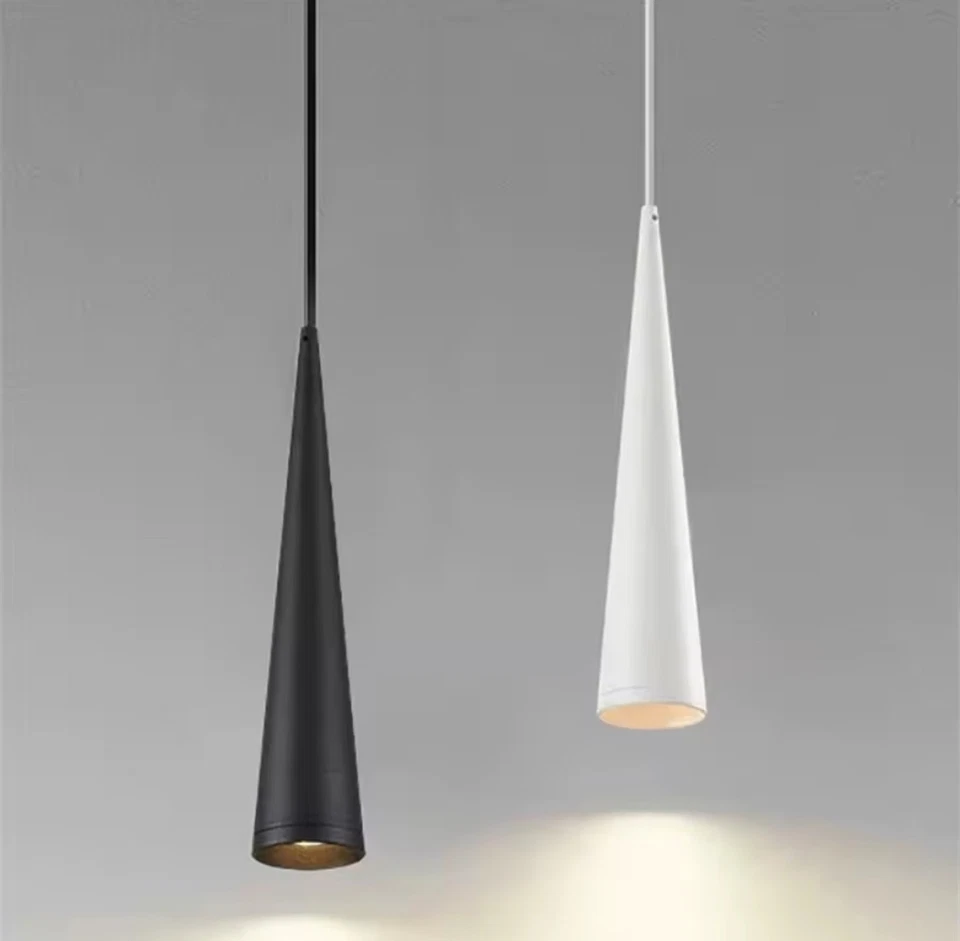 Lampada a Sospensione a LED in Alluminio 7W Cucina Sala da Pranzo Bar Ristorante - Immagine 3 di 4