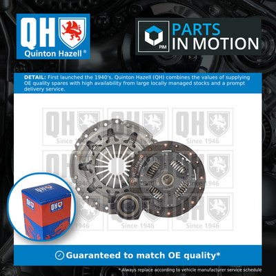 Clutch Kit 3pc (Cover+Plate+Releaser) fits FIAT DOBLO 1.2 2001 on 223A5.000 QH