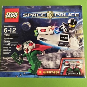 LEGO Space Police: Squidman Escape (5969) Complete W/ Minifigures, Inst , & Box