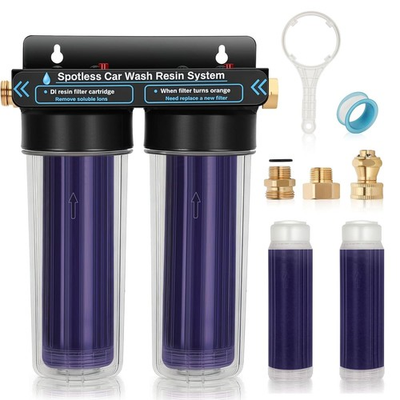 #ad Spotless Water System for Car Wash Deionized Water Filter with Resin $109.99