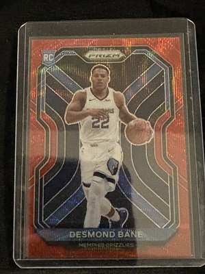 2020-21 Panini Prizm - Desmond Bane #297 Ruby Wave Prizm (RC)