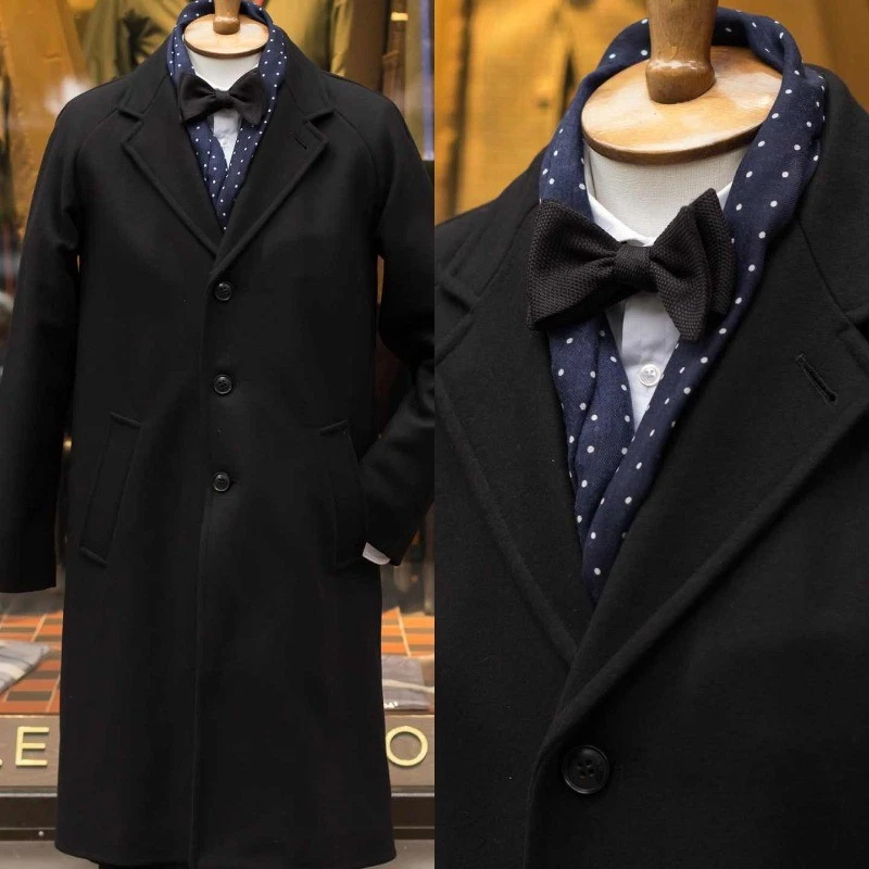 50% Wool Tweed Black Men's Warm Coat Single Breasted Thick Casual Blazers Custom
Opens in a new wind
