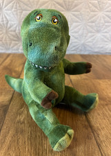 Progressive Plush Gabe Dinosaur Green Stuffed Toy Animal 2021 Sewn Eyes