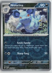 Nidorina 030/165 Reverse Holo Scarlet & Violet 151