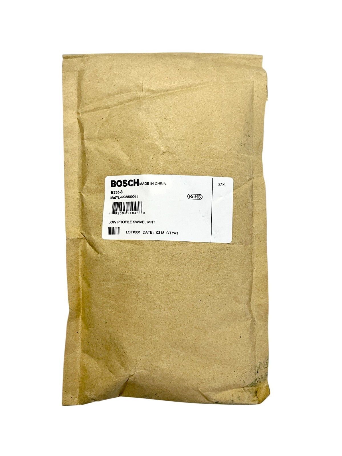 BOSCH B335-3 Swiveling Low-Profile Mount Mounting Bracket for Motion Detector