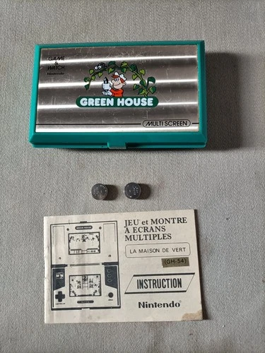 GAME AND WATCH - Green House avec notice 