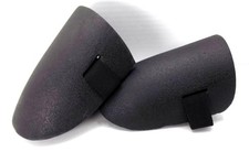 Padded Knee Pads Black Pair Work Protection Foam Adjustable