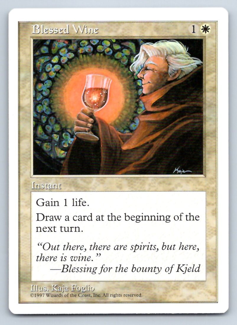 Magic: The Gathering Blessed Wine Fifth Edition 5ED C LP