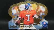 JOHN ELWAY 1995 PACIFIC GOLD DIE CUT CARD 130 BRONCOS