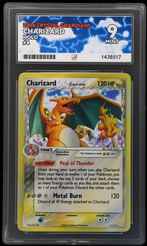 Charizard δ Delta Species 4/100 ACE graded card