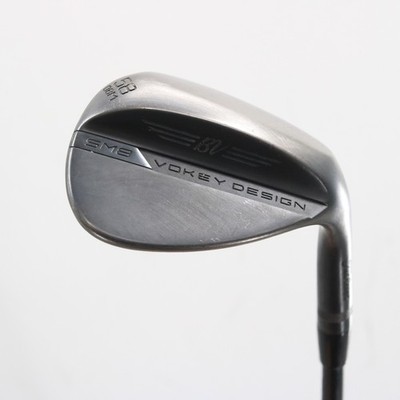 Titleist Vokey SM8 Jet Black Lob Wedge 58 Degrees 58.08M Black 