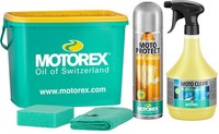 Motorex 301320 Moto Cleaning Kit Reinigungs-Set Moto Clean, Moto Protect, Eimer