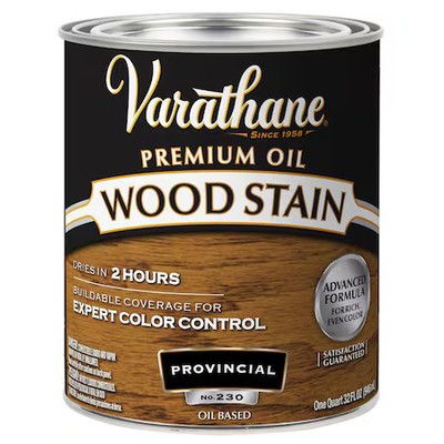 Varathane 211717H Premium Wood Stain, Oil Based, Provincial, 1 Quart
