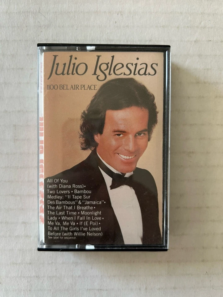 JULIO IGLECIAS 1100 Bel Air Place Cassette VG+ Latin Pop Spanish Pop - Image 3 of 4