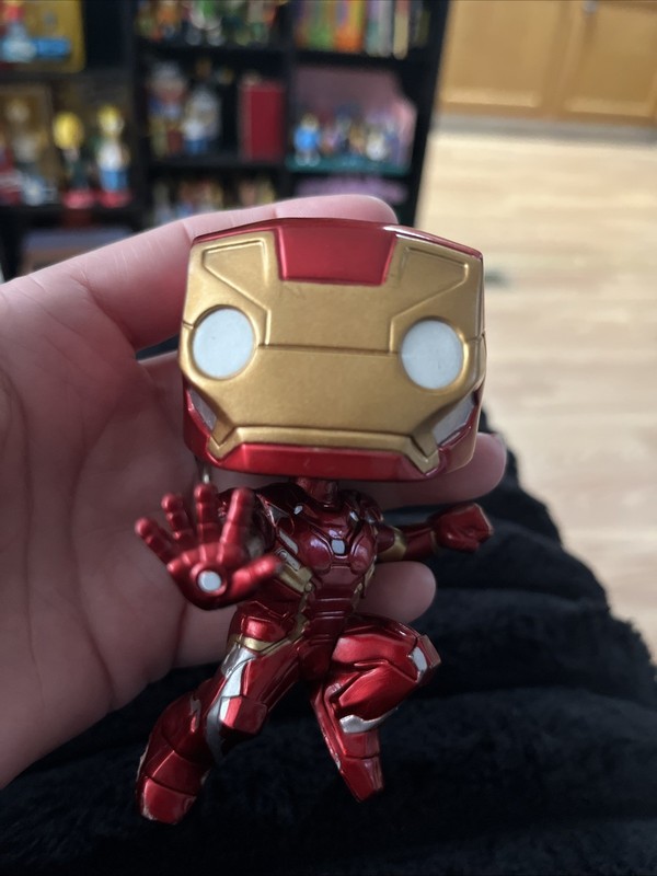Iron Man Funko Pop Missing His Stand