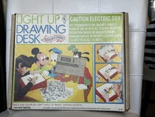 World Of Disney Light Up Drawing Desk With Box Leisure Dynamics 1970
