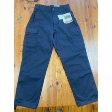 5.11 511 Tactical Series Men M Short Inseam Navy Ripstop TDU Cargo Pants 31.5-35