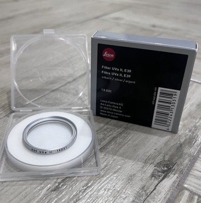 Genuine Leica UV Filter UVa II E39 Silver #13031