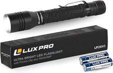 LUXPRO LP290V3 LED Flashlight - Bright 300 Lumens 1 Count Pack of 1 , Black