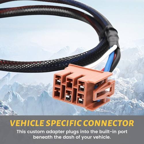 Trailer Brake Controller Wire Harness Connector For Chevy Silverado 1500 03-07 - Foto 4 di 6