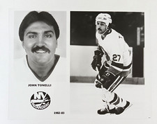 1982-83 NY Islanders New York John Tonelli Left Wing NHL Hockey VTG Promo Photo