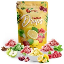 Assorted Sanded Fruit Drops Candy - Old Fashi...