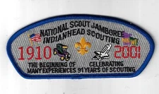 1910-2001 National Jamboree JSP Indianhead Scouting RBL Bdr. [GA-2295]
