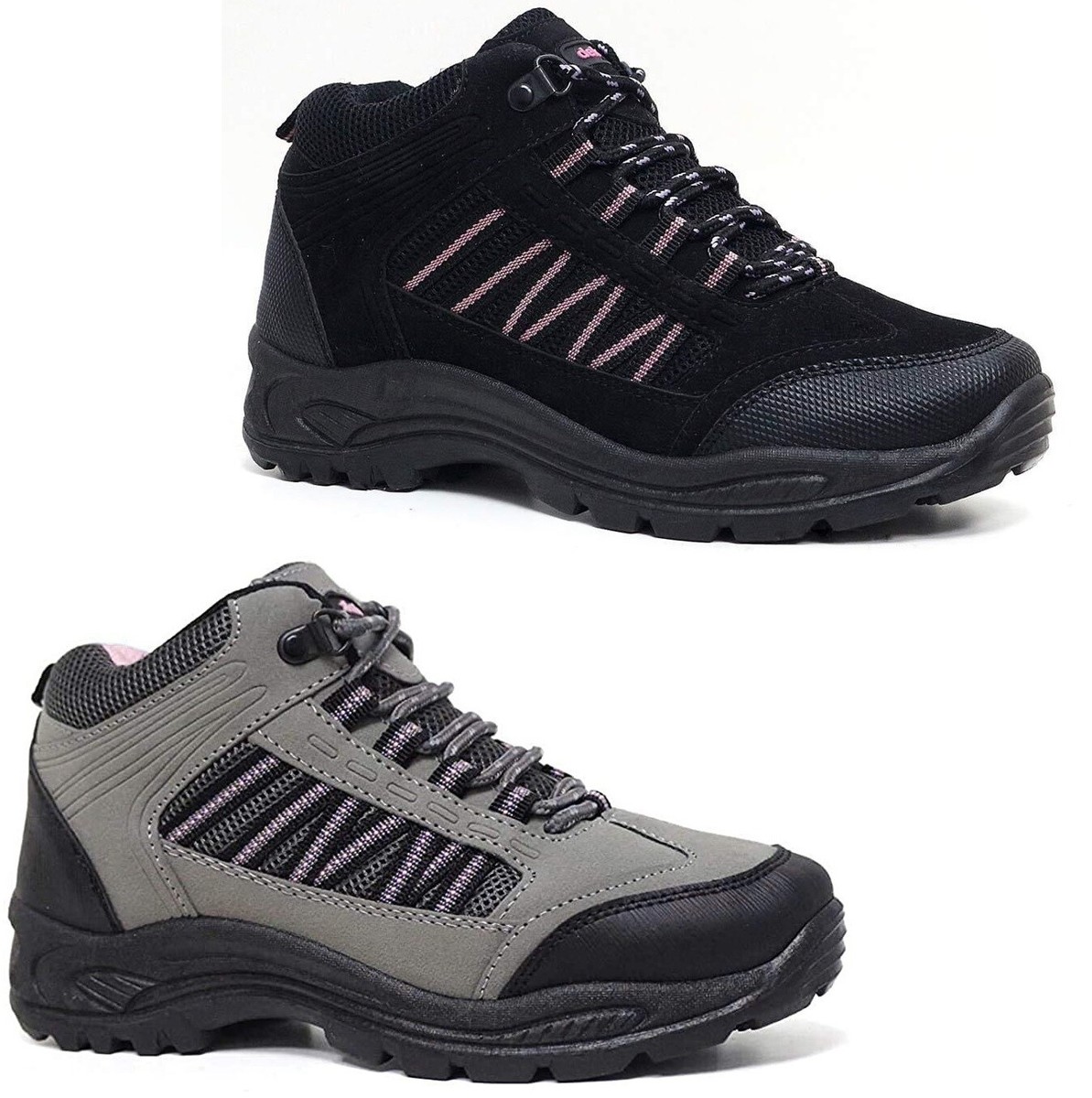 Ladies Hiking Boots Women Ankle Lightweight Trekking Trail Trainer
