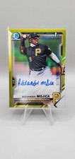 2021 Bowman Chrome ALEXANDER MOJICA 1st Prospect Yellow Refractor Auto #'d 11/75