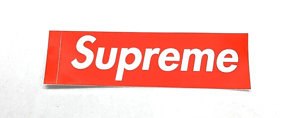 Supreme Authentic Red Box Logo Sticker Decal Large 7.5
