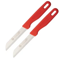 2 PACK Top Cutlery Kitchen Paring Knife 3.5" 1.4034 Steel Blade Synthetic Handle