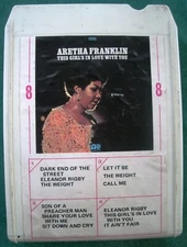 8 Track-Aretha Franklin-This Girl's In Love With You-Refurbished-new pads & foil