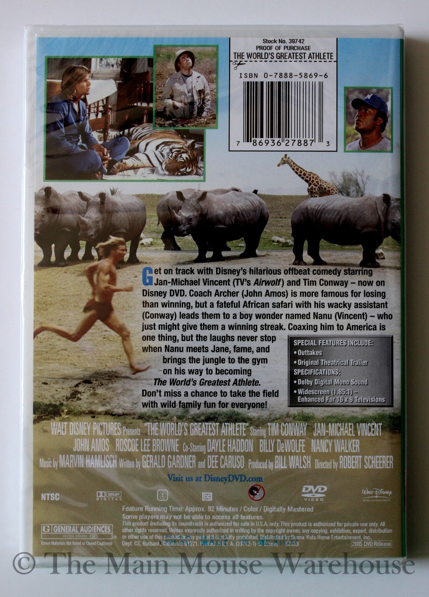 The World's Greatest Athlete Track & Field Running Disney Safari