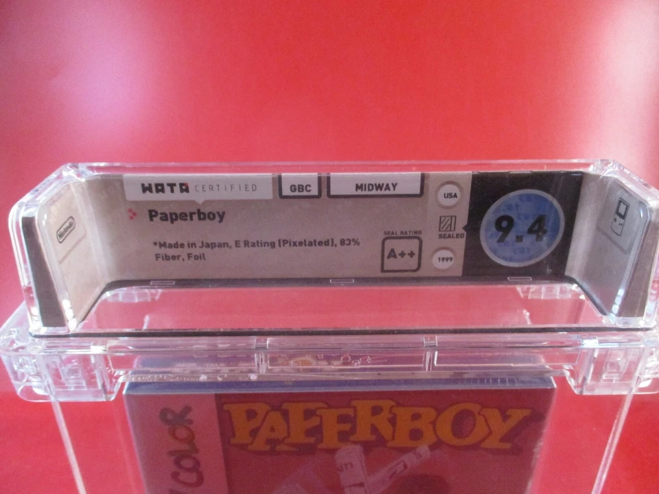 Paperboy (Nintendo Game Boy Color) **NUEVO** ¡Sellado! Sello WATA 9.4 A++ Foto 2 de 4