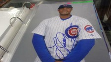 Luis Valbuena Chicago Cubs Signed 8x10 Photo COA  