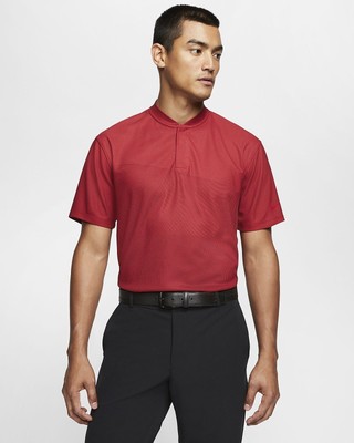 tiger woods red polo nike