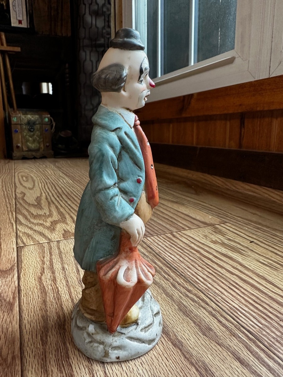 Cevik Clown Figurine USED ピエロ陶器人形置物 Cevik Clown Figurine USED ピエロ陶器人形置物 Cevik Clown