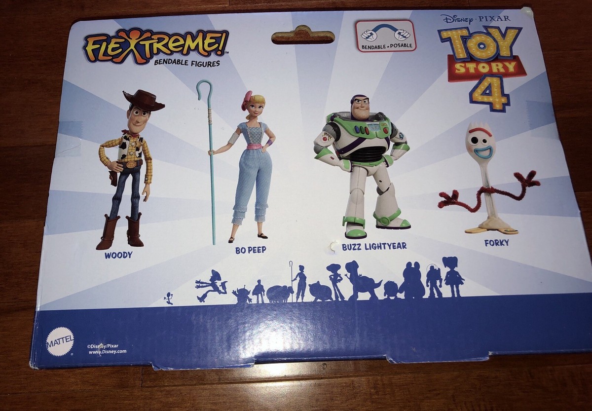Toy Story 4 Flextreme Bendable Bo Peep & Buzz Lightyear Characters 