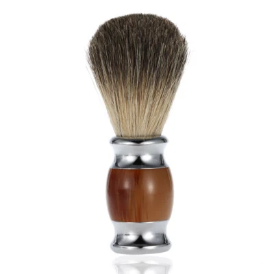 Pure Badger Hair Shaving Brush Resin Handle Shaving Razor Brush Hot Sale F2W7 - Image 1 of 4